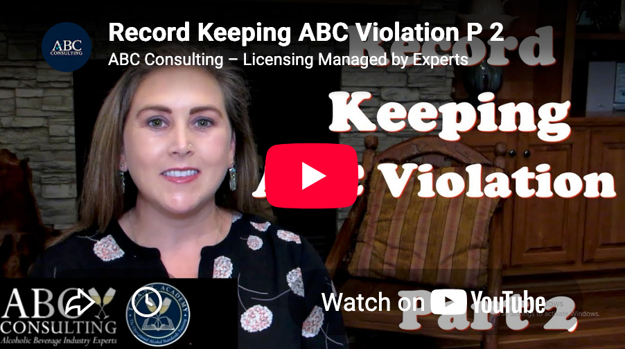 Record Keeping ABC Violation Part 2